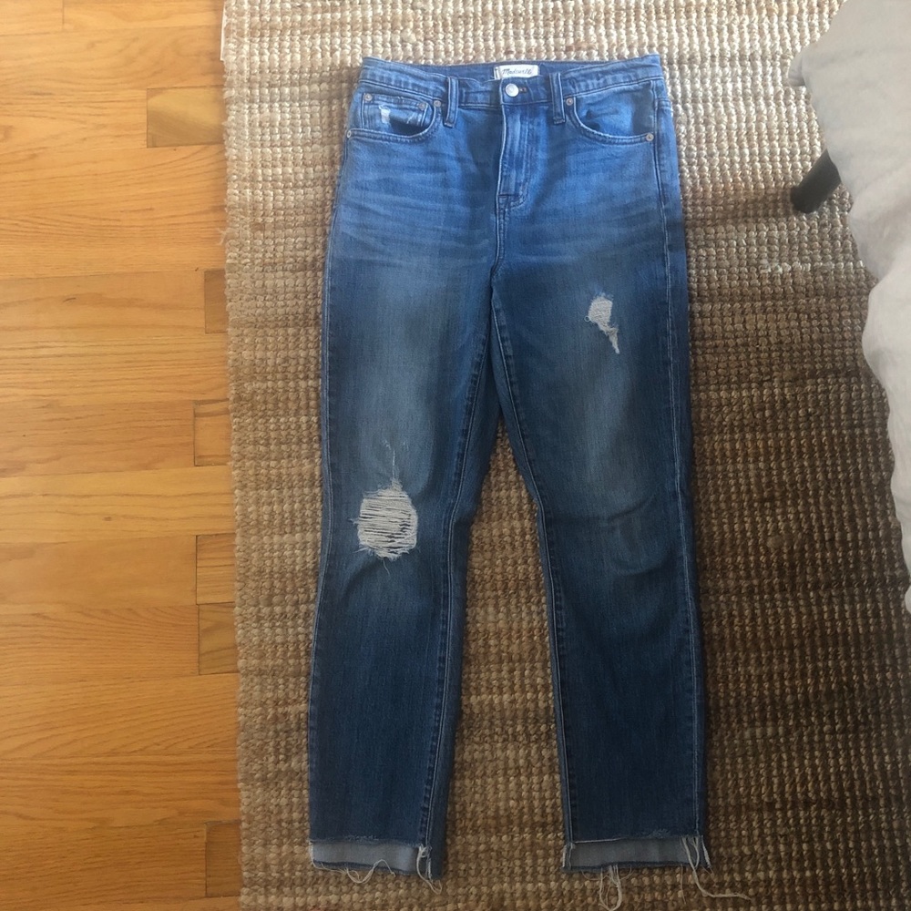 Madewell High Rise Slim Boyfriend Jean